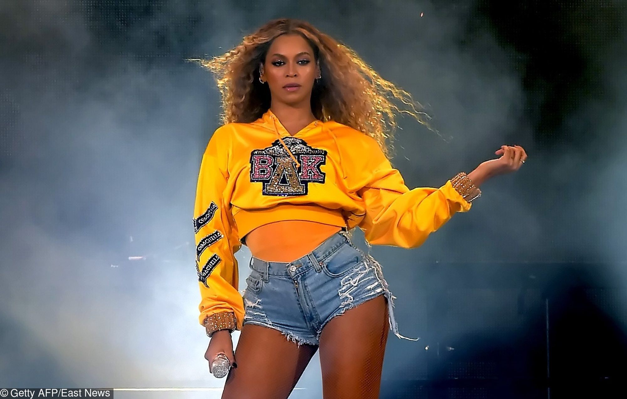 Beyoncé podczas występu na tegorocznym festiwalu Coachella. 