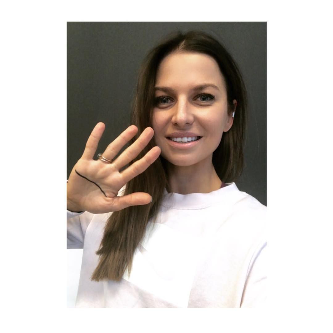 Anna Lewandowska wspiera akcję "Linia prosta"