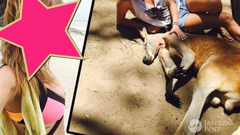 Agata Załęcka na wakacjach w Australii