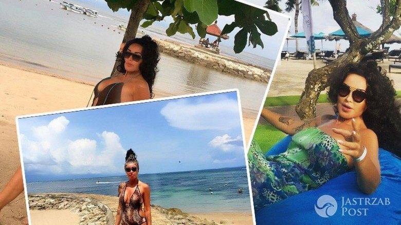 Ewa Minge w bikini na wakacjach