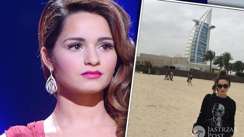 Ewelina Lisowska na wakacjach w Dubaju