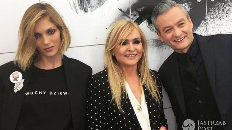 Anja Rubik, Monika Olejnik, Robert Biedroń