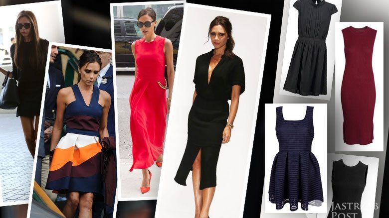 Sukienki w stylu Victorii Beckham na Boże Narodzenie i sylwestra