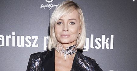 Agnieszka Woźniak-Starak zachwyciła nie tylko nową fryzurą, ale także stylizacją na pokazie Mariusza Przybylskiego!