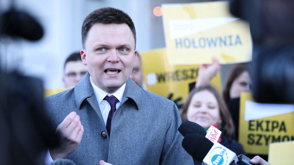 Szymon Hołownia, kandydat na prezydenta.