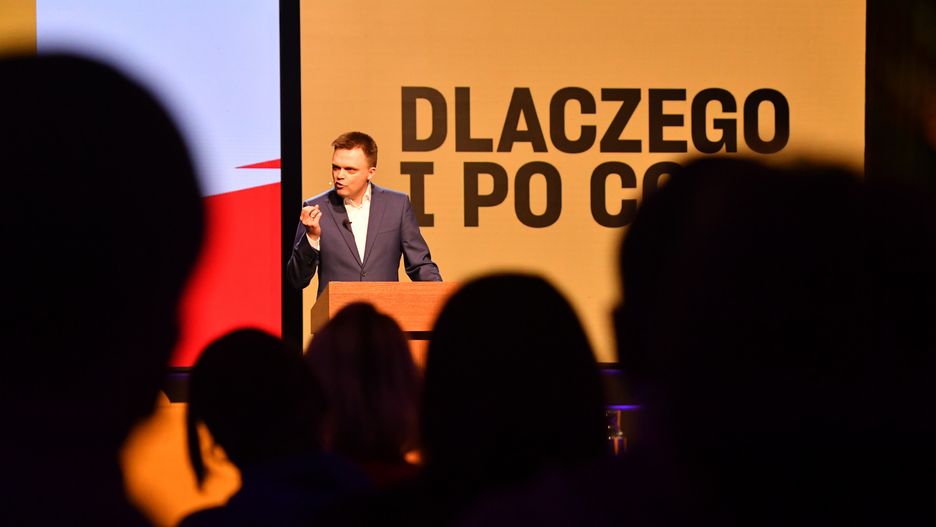 Szymon Hołownia ogłasza start w wyborach prezydenckich.
