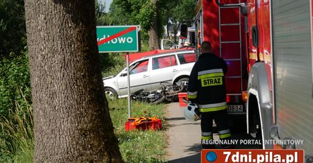 Wypadek w Szydłowie. Motocyklista walczy o życie – AKTUALIZACJA
