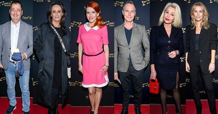 Gwiazdy na premierze spektaklu "Wariatkowo Sp. z o.o.": Anna Korcz, Jacek Rozenek, Aleksandra Kisio, Waldemar Błaszczyk