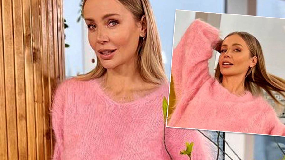 Agnieszka Woźniak-Starak na różowo