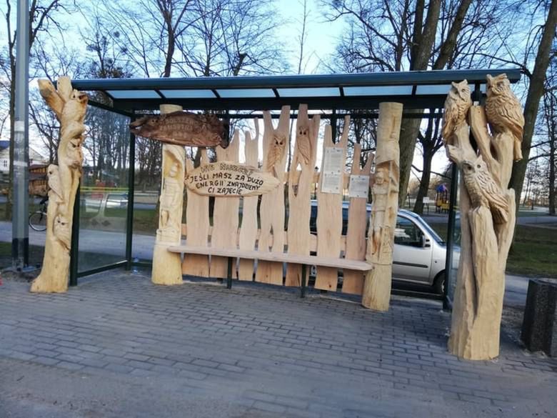 Oryginalne przystanki w Wejherowie. Estetyka idzie w parze z profilaktyką