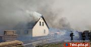 Ogromny pożar tartaku. Zagrożone domy jednorodzinne