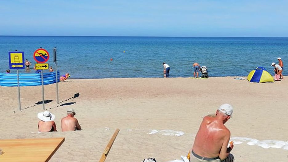 Plaża w Darłowie
