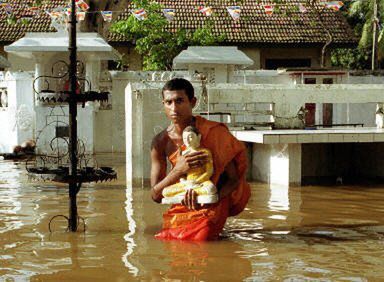 Sri Lanka pod wodą