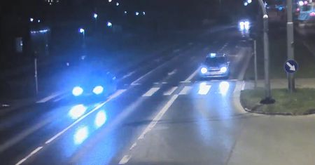 Olsztyn. Pijany minął radiowóz na czerwonym