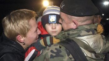 Powitanie na wrocławskim lotnisku