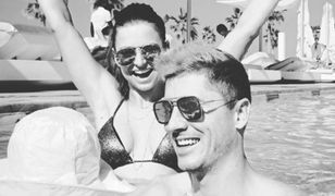 Ania i Robert Lewandowscy na wakacjach. Wzięli Klarę i pojechali do Dubaju
