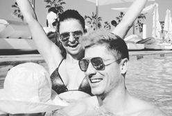 Ania i Robert Lewandowscy na wakacjach. Wzięli Klarę i pojechali do Dubaju