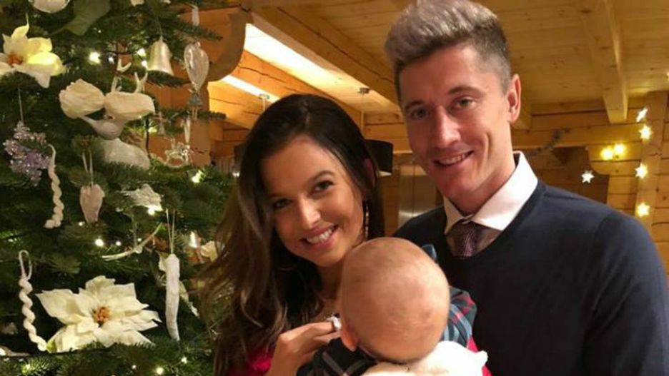 Pierwsze święta Lewandowskich z córką