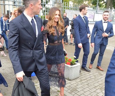 Anna Lewandowska z Robertem Lewandowskim na ślubie Ani Korcz. To córka znanej aktorki