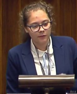 "Ulice będą nosiły imiona krewnych Kaczyńskiego". Wystąpienie nastolatki w Sejmie robi furorę