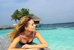 Janachowska całuje się z mężem na Malediwach. Dobrana z nich para?