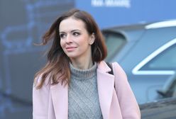 LOOK OF THE DAY: Anna Wendzikowska w różowym płaszczu