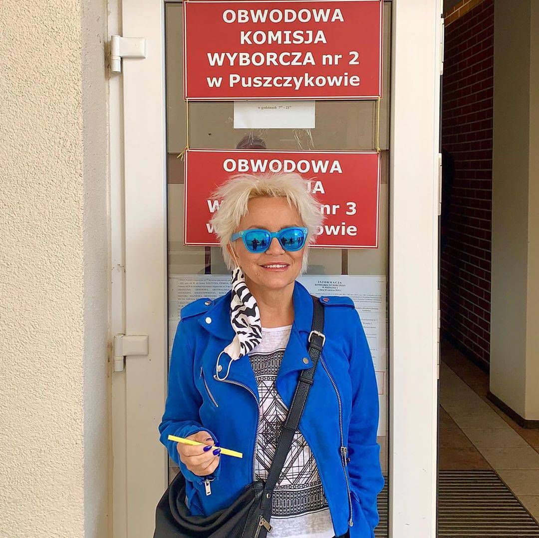 Małgorzata Ostrowska - gwiazdy głosują w II turze wyborów prezydenckich 2020