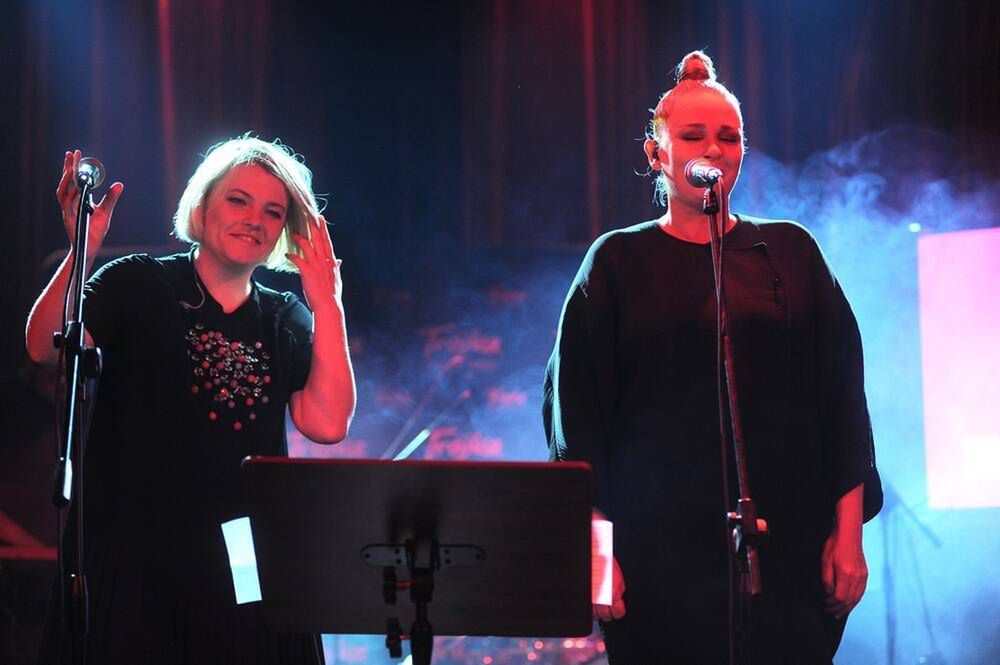 Katarzyna Nosowska, Ania Dąbrowska,
Mateusze Trojki 2014
Fotografia: ONS