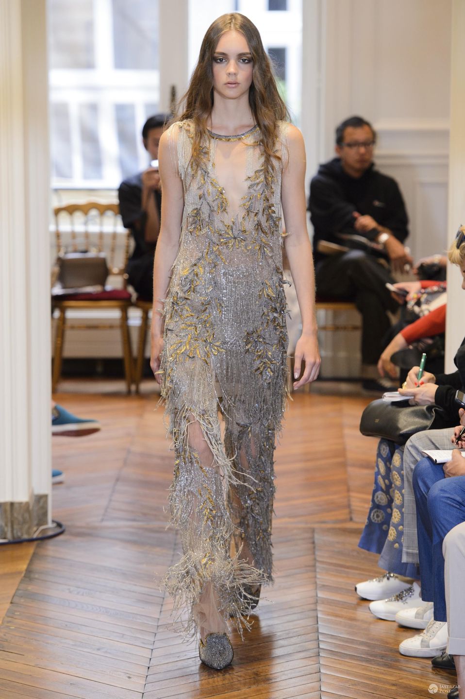 Paulina Frankowska, Alberta Ferretti haute couture jesień-zima 2016/2017 (fot. ONS)
