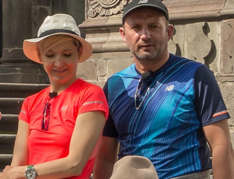 Magda Steczkowska z mężem Piotrem Królikiem