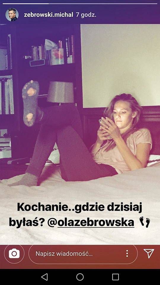 Aleksandra Żebrowska w dziurawej skarpecie