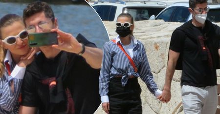 Paparazzi przyłapali Annę i Roberta Lewandowskich podczas romantycznego spaceru na Majorce. Mamy zdjęcia