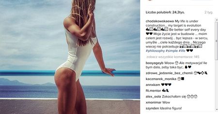 Ewa Chodakowska w strojach luksusowej marki