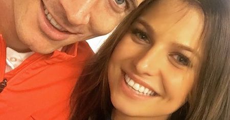 Lewandowscy z Klarą na spacerze. Spójrzcie na kabaretki Ani!