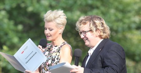 Małgorzata Kożuchowska cała w kwiatach