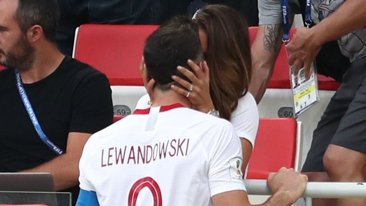 Anna Lewandowska pocieszała męża po przegranej 