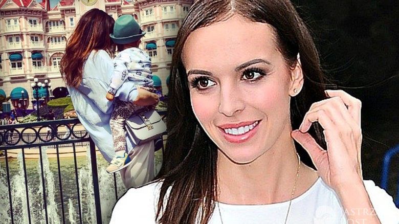 Anna Wendzikowska z córką w Disneylandzie