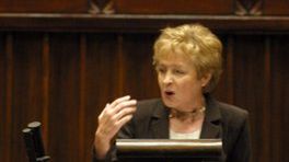 Zyta Gilowska podczas debaty nad expose premiera