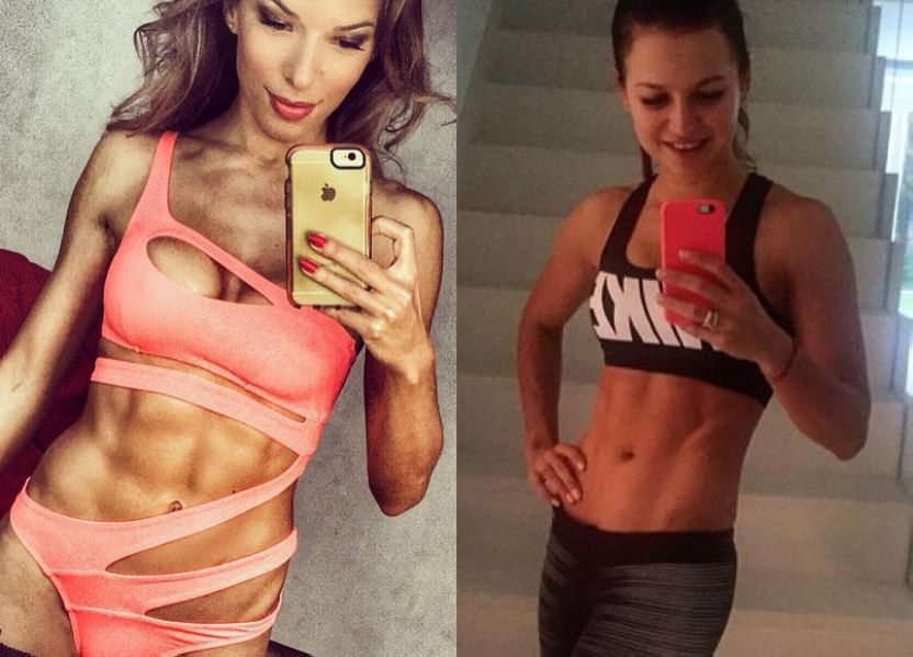 Ewa Chodakowska kontra Anna Lewandowska! Która trenerka ma lepszy brzuch?