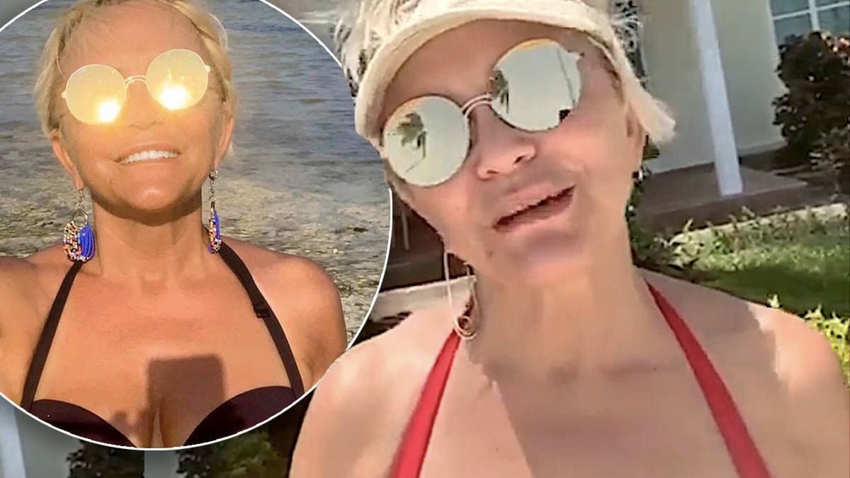 Małgorzata Ostrowska w bikini na Zanzibarze