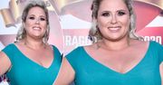 Poparzona słońcem Ela Romanowska jak włoska diwa na festiwalu Polsatu. Wybrała kreacje idealną na wesele