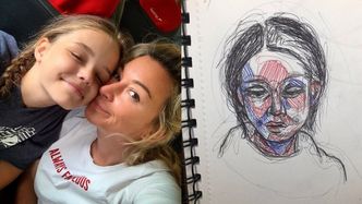 Córka Martyny Wojciechowskiej jest utalentowaną artystką. Pokazuje swoje rysunki na Instagramie