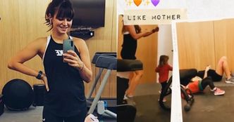Anna Lewandowska spala świąteczne kalorie na sali treningowej z 2-letnią Klarą: "Kobiety w ciąży rządzą się swoimi prawami"