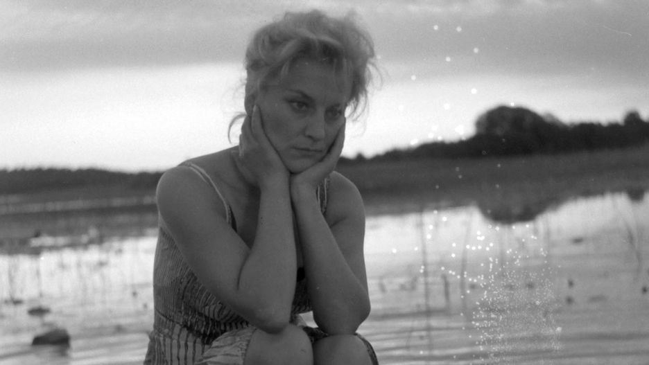 Irena Laskowska w filmie "Mężczyźni na wyspie" (1962)