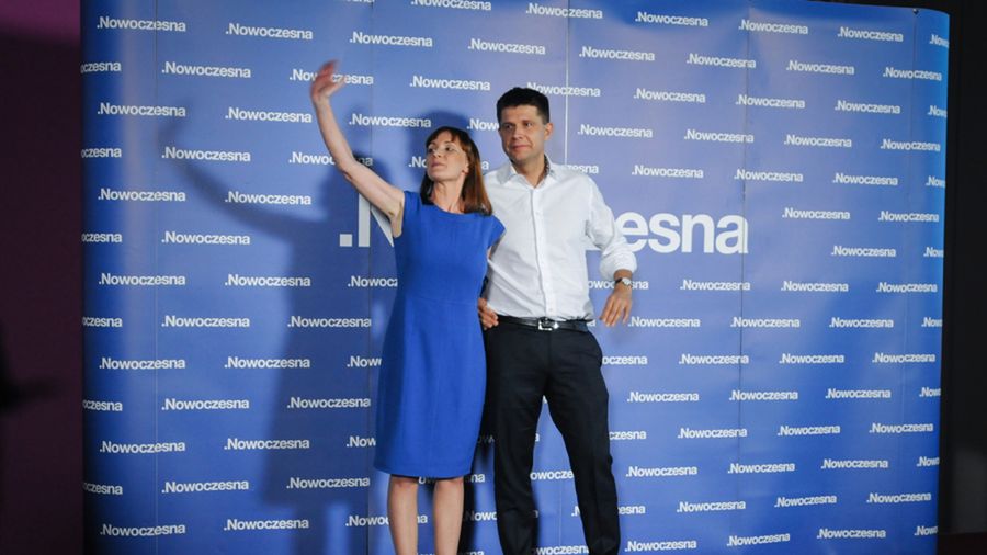 Joanna Augustynowska i Ryszard Petru we wrześniu 2015 r. 