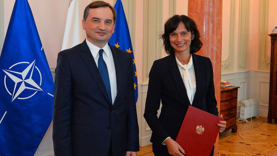 Zbigniew Ziobro i nowa wiceminister Anna Dalkowska