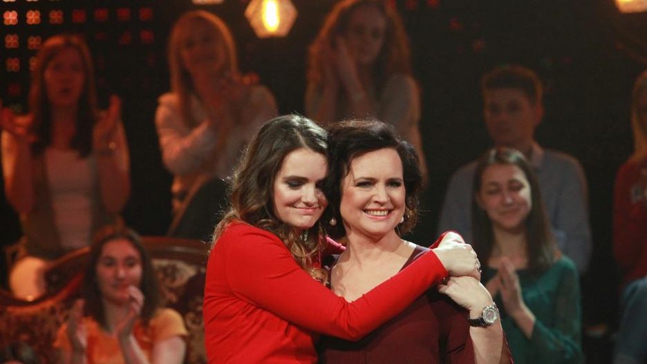 Jolanta Fajkowska z córką Marią Niklińską