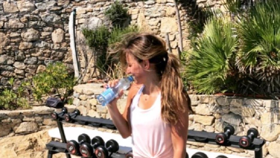 Rozczochrana, brudna i spocona Lewandowska