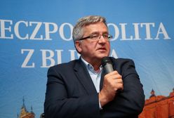 Bronisław Komorowski kręci głową na kłopoty w opozycji. "Powinna mieć świetnie ułożone karty"