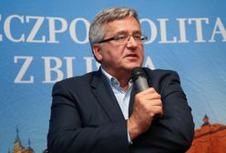 Komorowski w Suwałkach wypomina Kaczyńskiemu wiceministra Kryże